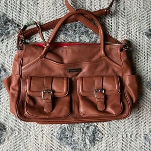 Lily Jade “Elizabeth” leather diaper bag